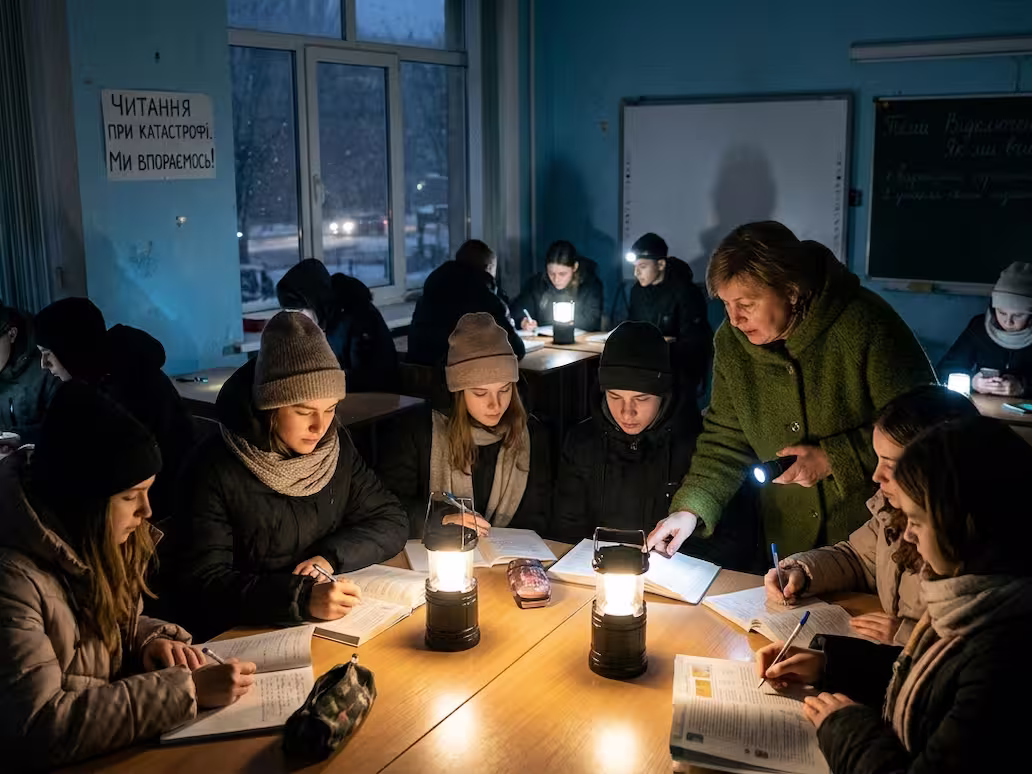 відключення світла Школа під час відключення світла